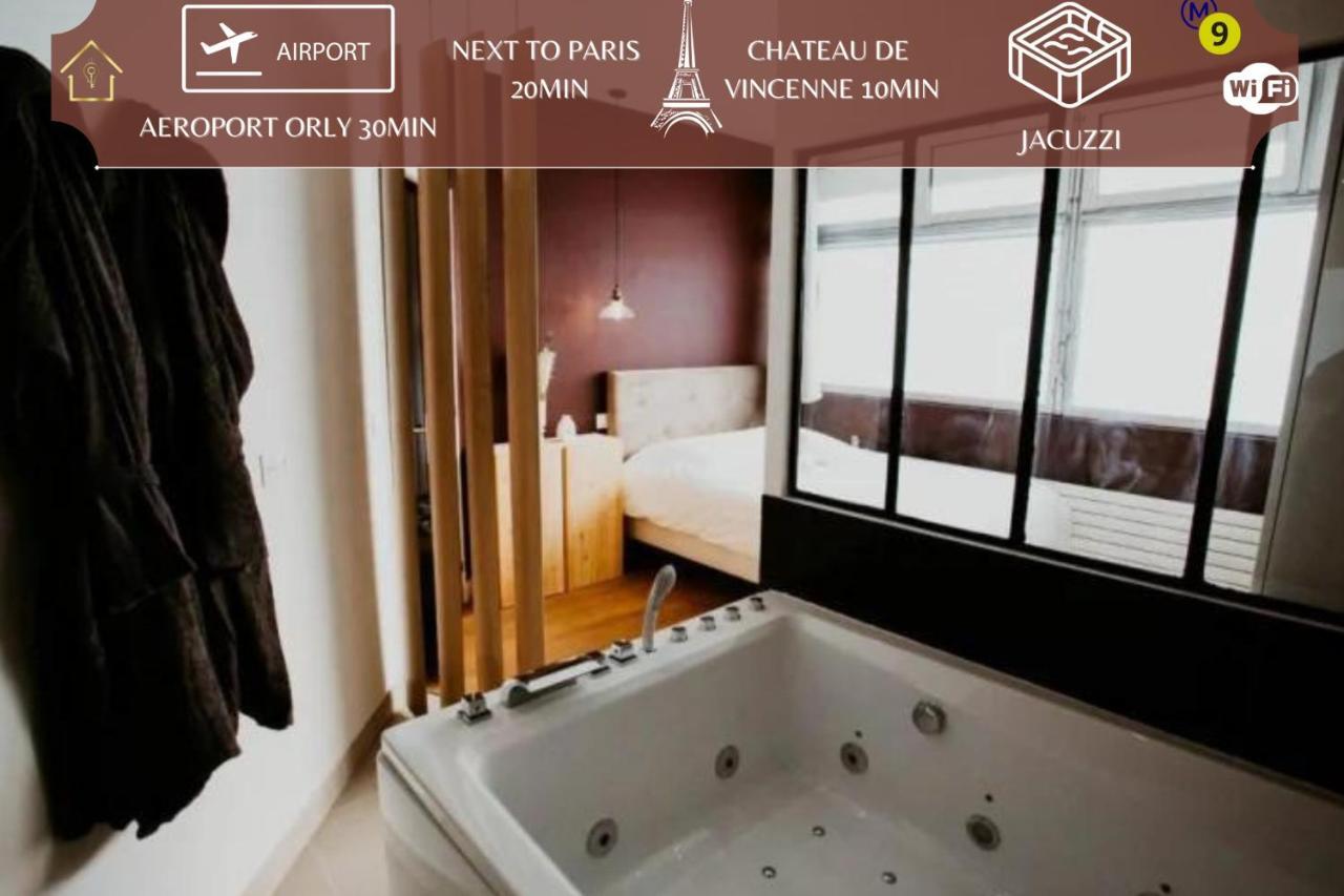 Sweet Love Room - Jacuzzi Privatif Монтрёй Экстерьер фото